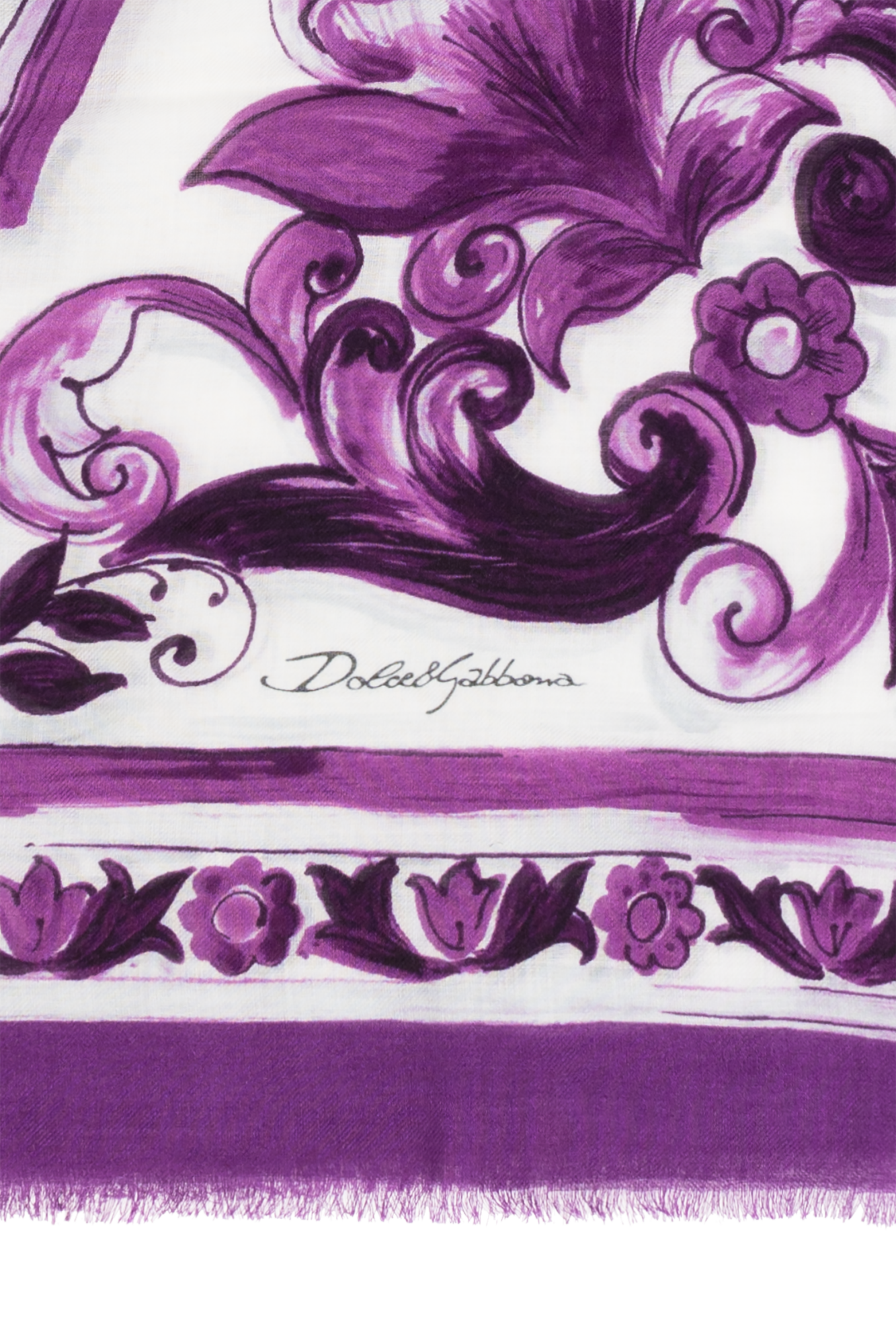 Purple Scarf with 